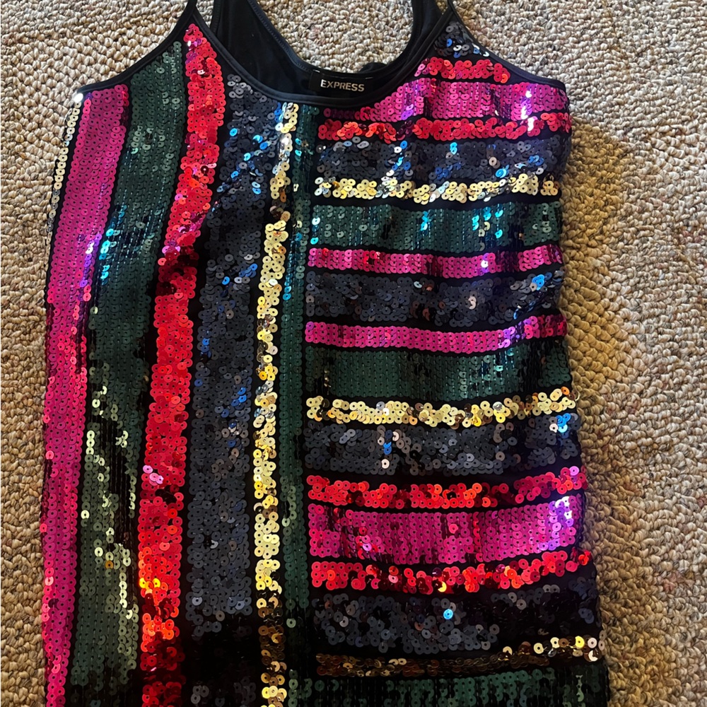 sequin top